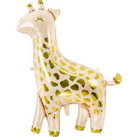 Blush and Gold Giraffe Balloon I First Birthday Balloons Collection Ruislip I My Dream Party Shop