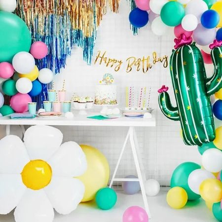 Gold Foil Happy Birthday Garland I Cool Birthday Party Decorations I My Dream Party Shop UK