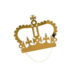 Golden Crown Party Hats I Royal Party Supplies I My Dream Party Shop