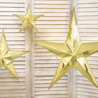 Gold Star Decoration, 70 cm I Gold Party Decorations I My Dream Party Shop