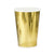 Large Gold Foil Cups I Pretty Gold Tableware & Decorations I My Dream Party Shop I UK