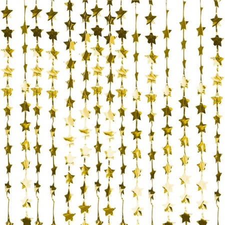 Gold Star Party Backdrop I Gold Party Decorations I My Dream Party Shop UK