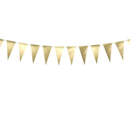 Mini Gold Bunting I Gold Decorations and Garlands I My Dream Party Shop I UK