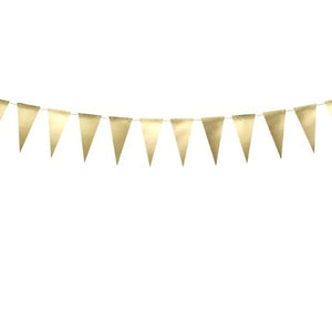 Mini Gold Bunting I Gold Decorations and Garlands I My Dream Party Shop I UK