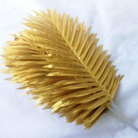 Artificial Gold Palm Leaves I Floral Party Decorations I My Dream Party Shop I UK