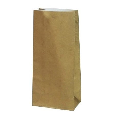 Gold Party Bags Pack of 10 I Cool Party Bags I UK