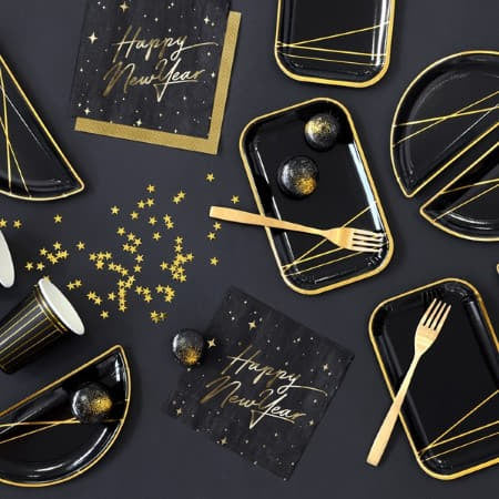 Metallic Gold Star Confetti I Christmas Party Table Decorations I UK