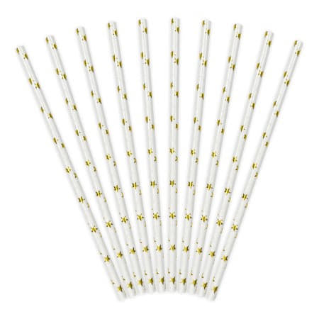 Gold Star Straws I Gold Party Decorations I My Dream Party Shop UK