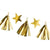 Mini Gold Stars and Tassels Garland I Modern 1st Birthday Decorations I UK