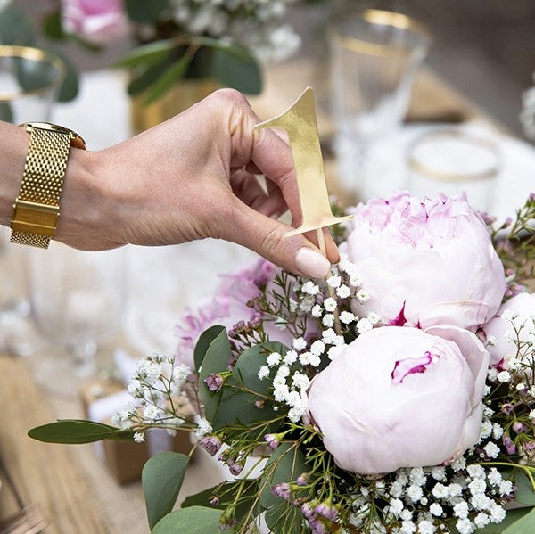 Set of 10 Gold Table Numbers I Party Table Accessories I UK