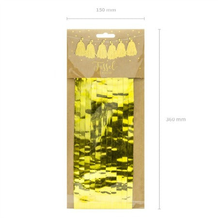 Gold Foil Tassel Garland I Gold Decorations for Parties I My Dream Party Shop UK