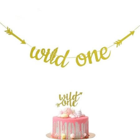 Gold Wild One Garland I Wild One Party Supplies I UK