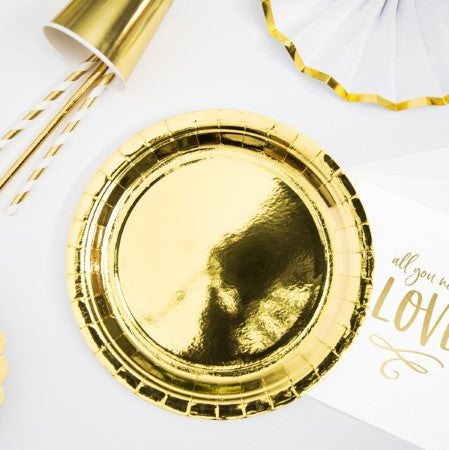 Large Gold Foil Party Cups I Gold Party Tableware I My Dream Party Shop UK