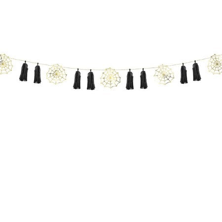 Black and white tassel garland discount