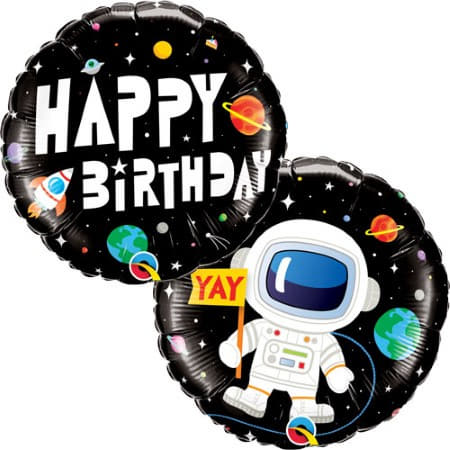 Happy Birthday Space Astronaut Balloon I Space Party Decorations I My Dream Party Shop UK
