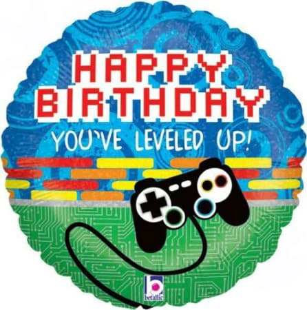 Happy Birthday Gamer Balloon I Gamer Party Supplies I My Dream Party Shop UK