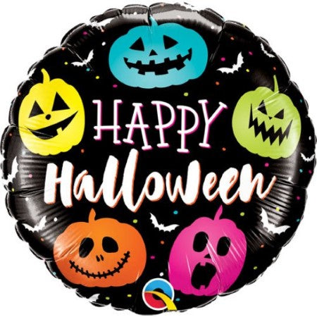 Happy Halloween Pumpkin Faces Helium Balloon I Balloons for Collection I My Dream Party Shop