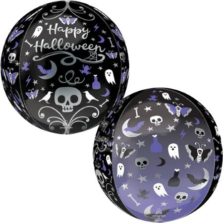 Happy Halloween Moonlight Orbz I Halloween Party Balloons I My Dream Party Shop