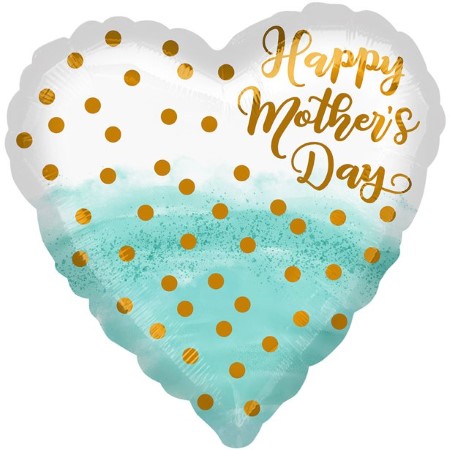 Mint and White Ombre Mother&#39;s Day Balloon I Mother&#39;s Day Balloons I My Dream Party Shop UK