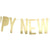 Gold Happy New Year Garland I New Year's Eve Party Decorations I My Dream Party Shop