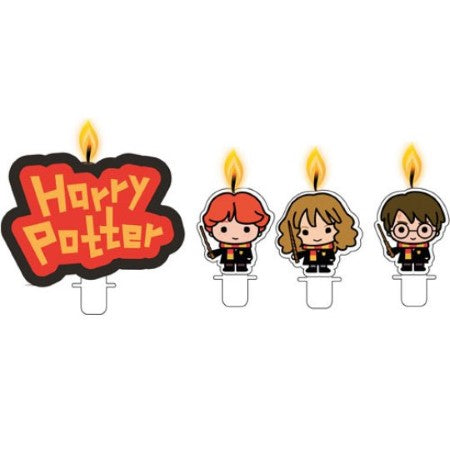 Harry Potter Comic Character Candles I Harry Potter Party Supplies I My Dream Party Shop