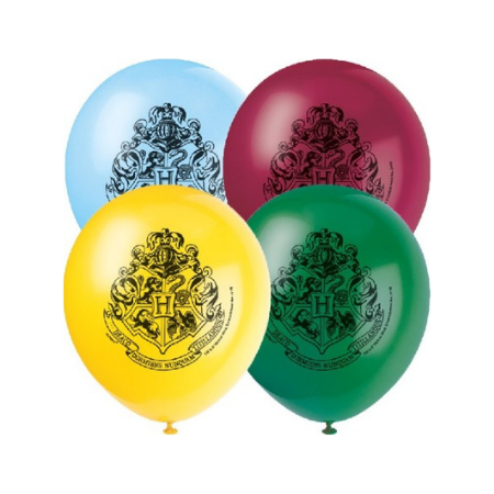 8 ballons latex Harry Potter 30 cm