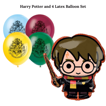 Unique Latex Harry Potter Balloons (8-Pack) - 12 Inch Hogwarts Crest Balloons For Birthday Party Decorations