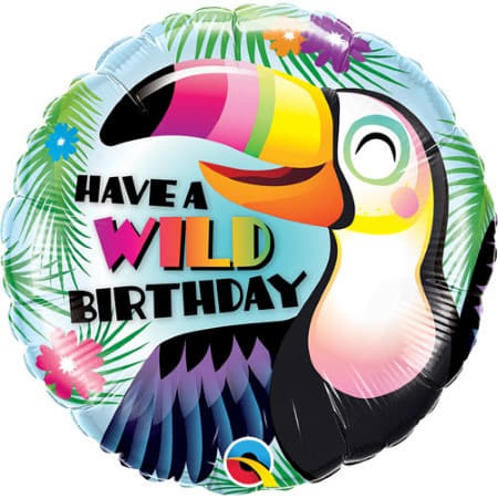 Have a Wild Birthday Toucan Balloon I Tropical Party Supplies I My Dream Party Shop