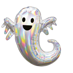 Iridescent Ghost Helium Balloon I Halloween Balloons for Collection I My Dream Party Shop