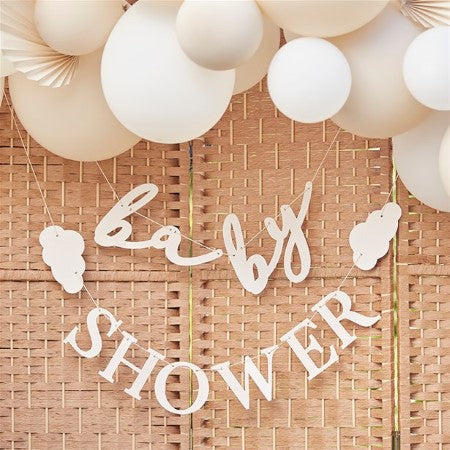 Clouds Baby Shower Bunting I Baby Shower Decorations I My Dream Party Shop UK
