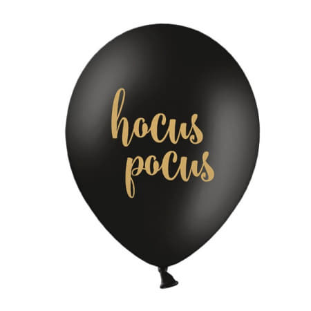 Black Hocus Pocus Halloween Balloons I Halloween Party Decorations UK