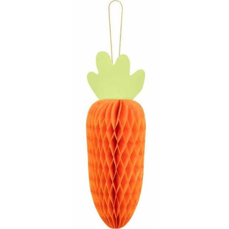 Carrot Honeycomb Decoration I Peter Rabbit Party Decorations I My Dream Party Shop UK
