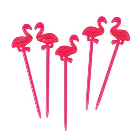 Hot Pink Flamingo Food Picks I Flamingo Party Supplies I My Dream Party Shop UK