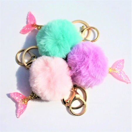 Mermaid Tail Key Ring Chain I Mermaid Party Favours I My Dream Party Shop I UK