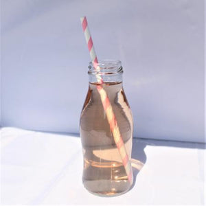 Retro Glass Mini Milk Bottle I Cool Tableware and Party Supplies I UK