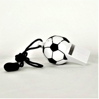 Plastic Black and White Football Whistle I Football Party Supplies I My Dream Party Shop UK