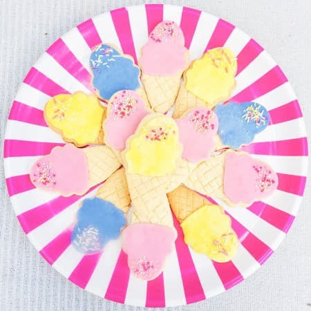 Ice Cream Cone Cookie Cutter I Ice Cream Party Theme I My Dream Party Shop I UK