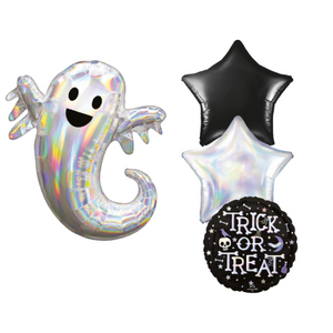 Iridescent Ghost Helium Balloon Sets I Halloween Balloons for Collection I My Dream Party Shop
