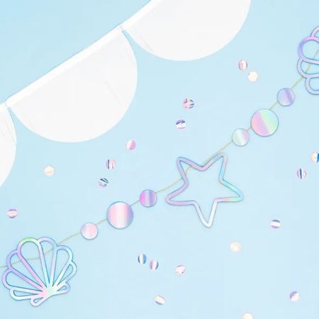 Mermaid Party GArland I Mermaid Party Decorations I My Dream Party Shop UK