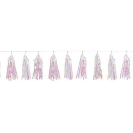 Iridescent Tassel Garland I Iridescent Party Supplies I My Dream Party Shop