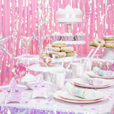 Large Iridescent Party Plates I Iridescent Party Tableware I My Dream Party Shop I UK