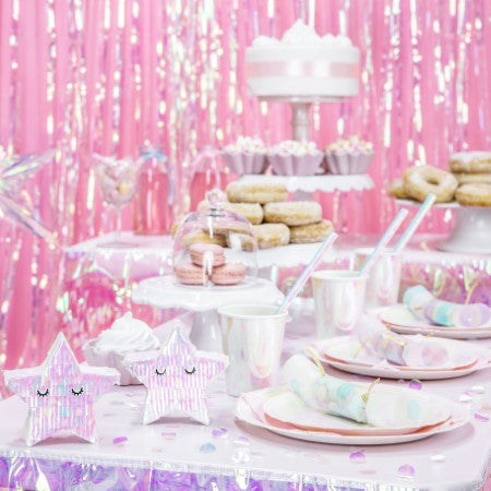 Iridescent Backdrop I Iridescent Party Decorations I My Dream Party Shop I UK