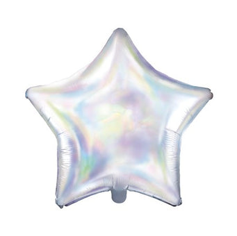 Iridescent Star Foil Balloon I Iridescent Party Decorations I My Dream Party Shop I UK