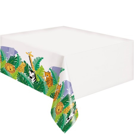 Animal Safari Table Cover I Jungle Party Supplies I My Dream Party Shop