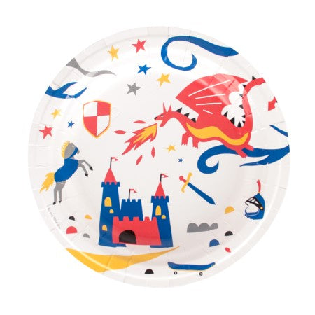 Knights and Dragons Plates I Knights Party I My Dream Party Shop UK