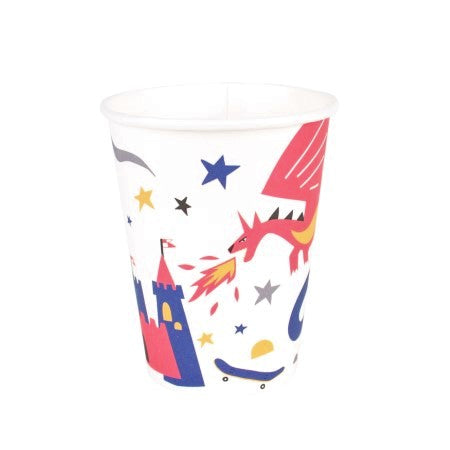Knights and Dragons Cups I Knight Party Tableware I My Dream Party Shop UK