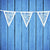 White Lace Effect Bunting I White Party Decorations I My Dream Party Shop