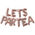 Lets Partea Balloon Bunting I Rose Gold Party I My Dream Party Shop UK
