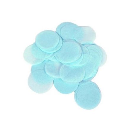 Pastel Blue Round Tissue Confetti I Baby Shower Decorations I My Dream Party Shop UK
