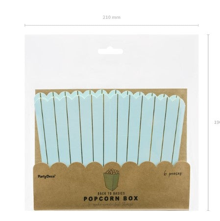 Pastel Blue Popcorn Boxes I Party Boxes and Bags I My Dream Party Shop UKLight Blue Popcorn Boxes I My Dream Party Shop UK